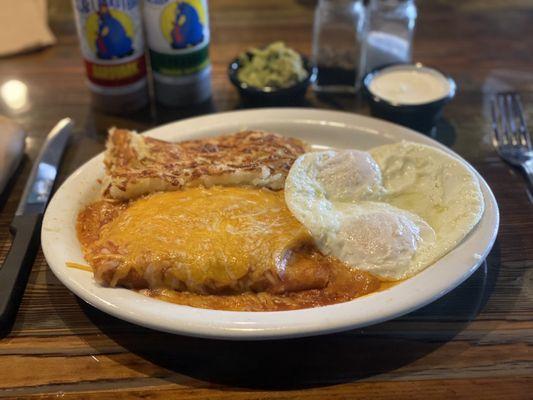 Brunch Cheese enchiladas
