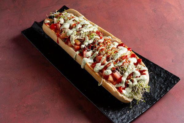 Pepito llanero con carne en vara a la leña * Sabor auténtico