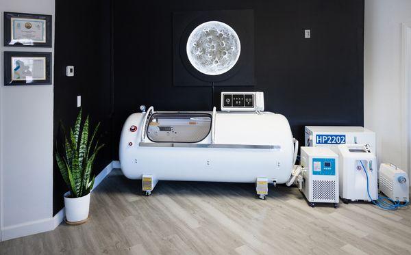 View Of The Hyperbaric Oxygen Hard Chamber Area