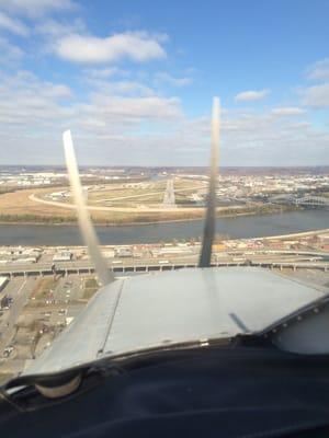 Great time flying in Kansas City.