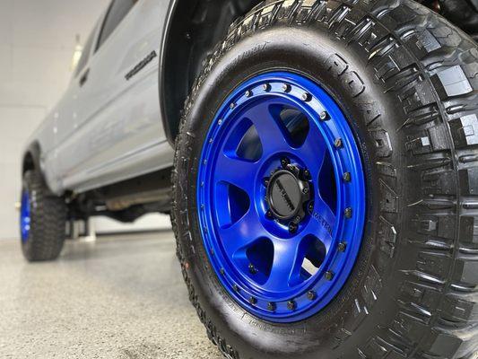 Tacoma got a 3 step paint correction & polish, with 5 year Ceramic Coating on paint, plastics & rims!