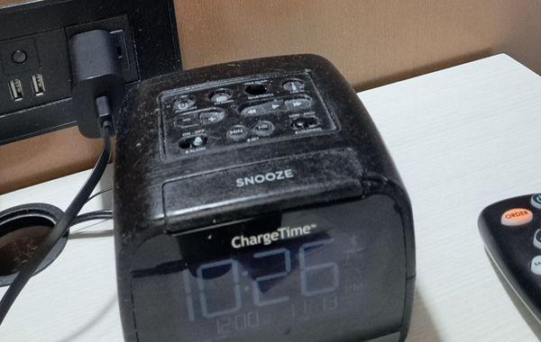 The most disgusting clock I have ever seen. Incorrect time. Disgusted touching it and left it alone.