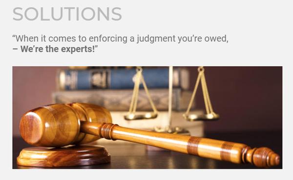 A Fast, Clear Solution to your Judgment Problem