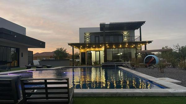 We designed this beautiful backyard that the client loved!