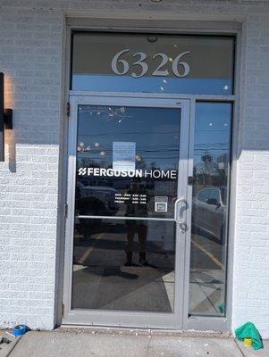 Ferguson Home Signage on Door