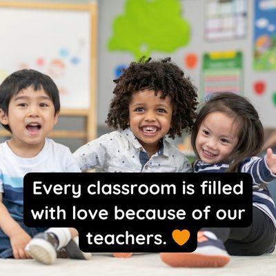 We are proud of our teaching team!