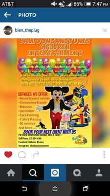 Balloons And Tunes Entertainment