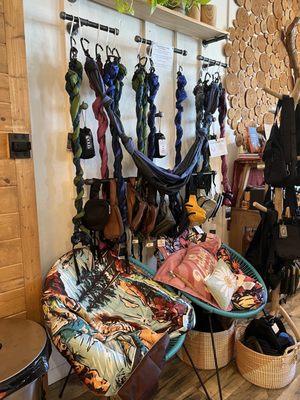 Outdoor and camping gear.