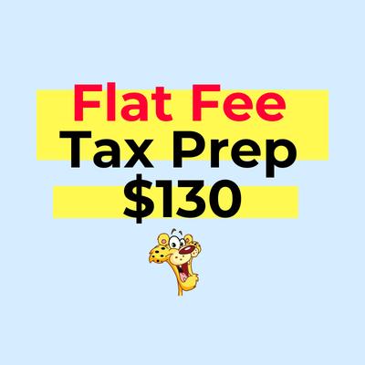 Flat fee to prepare your taxes. Unlimited W-2s and 1099s FREE Consultation FREE State filing FREE IRS eFile for a rapid refund.