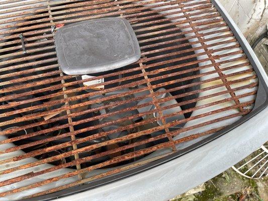 Fan blade fallen off...