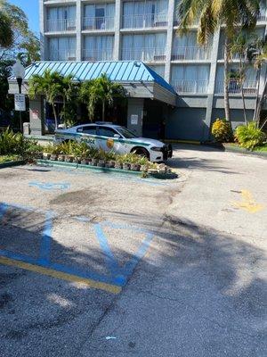 Outside area, police are always here