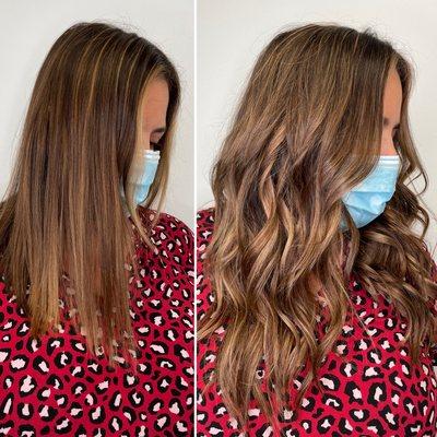 Handtied hair extensions