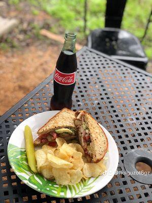 Grilled chicken sandwich Tuesday lunch special