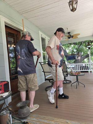 Someone who could not walk five or six months ago.I was in a wheelchair for over a year.Thank you, alicia