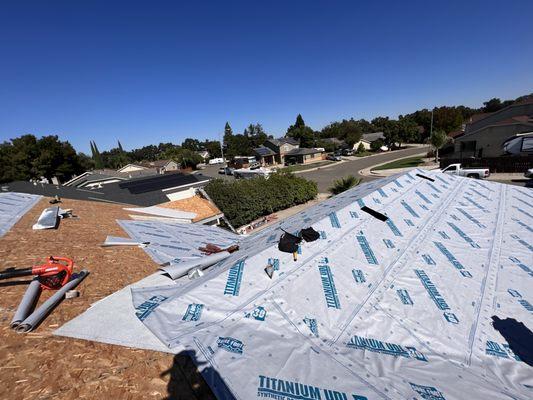 Prepping for an asphalt shingle roof install