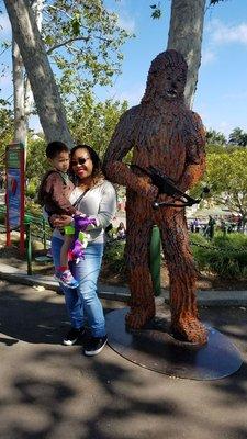 Me & 4.5yr old nephew with Lego Chewy (4/3/17)