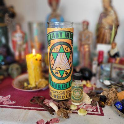 Steady Work Spell Candle