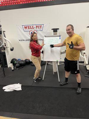 Couples training keeping it competitive