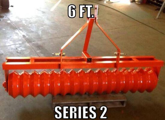 Cultipacker built to meet your needs. Choose your color and options 3-pt hitch, pull-tongue, skid-steer, and/or quick-connect.