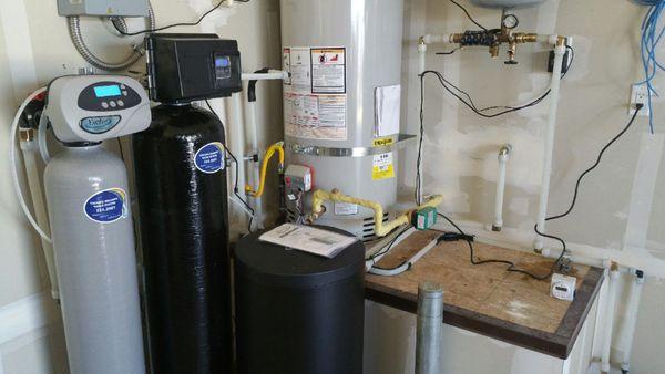 whole house sulfur filter and water softener for manganese and hardness