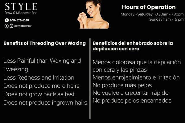 Precise and Clean finish. even the tiniest hairs are removed. Long lasting results