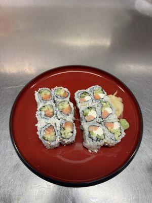 Salmon Cucumber Roll, Philadelphia Roll