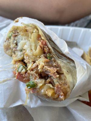 Bacon egg anc cheese breakfast burritos (no alterations)