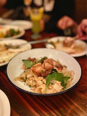 Pad Kee Mao w/Pork Belly $16
