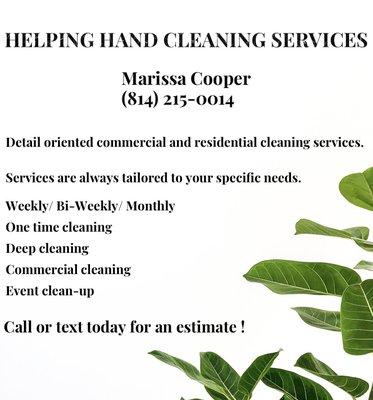 Helping Hand Cleaning Services