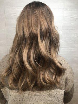 Brown balayage