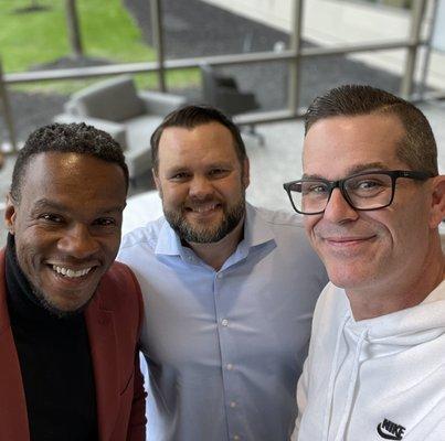 (Left to Right) Justin Bolden, Steve Levitt & John Clark