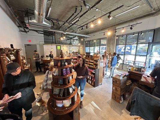 The Chocolate Dispensary with Holiday shoppers