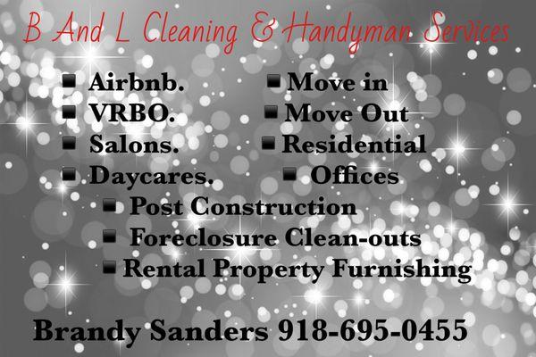 B And L Cleaning & Handyman Services