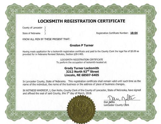 Grady Turner Locksmith