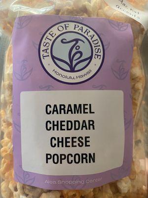 Caramel Cheddar Cheese Popcorn...