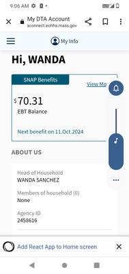 Massachusetts Department of Transitional Assistance