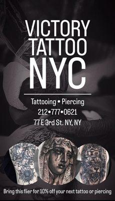 Victory Tattoo NYC