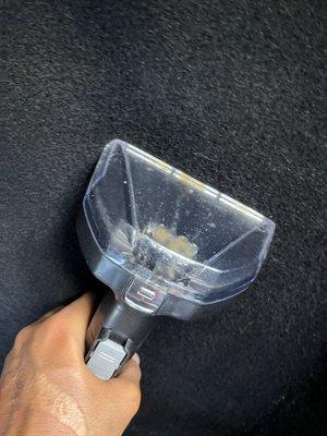 Car was inside vapor