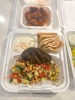 Kafta Kabob Plate