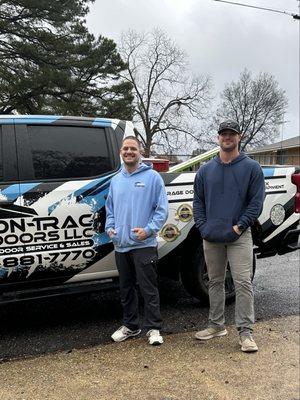 Mike, on the left. And unfortunately, I didn't get the other guy's name. Sorry about that.