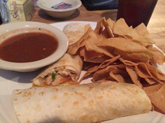 The chicken wrap is awesome! You'll be craving it. It's addictive.