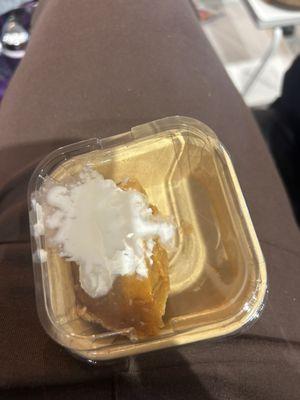 Complimentary pumpkin pie