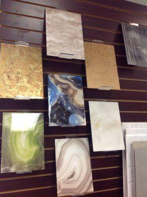 Exclusive to Creative tile. Alex Turco Tiles and wall art panels.