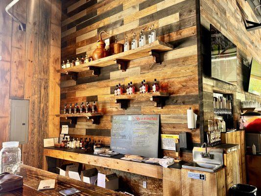 The coolest bar in town. This is a small portion of it.