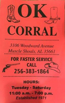 O K Corral Barbecue Restaurant