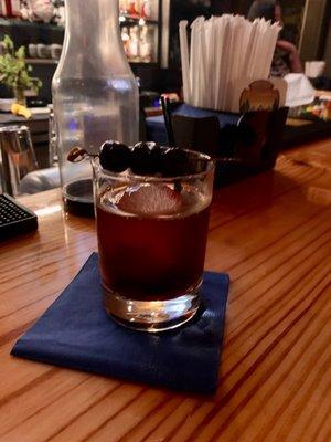 Black Cherry Old Fashioned