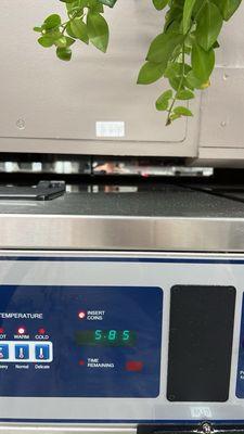 The sticker above is the new price while the machine says the old price. This machine is now $6.90.