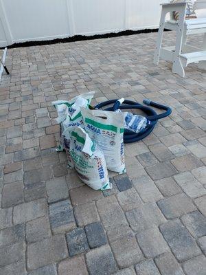 Salt never added to saltwater pool