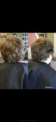 Before I looked like shaggy dog..