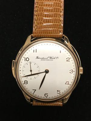 Watch: IWC Model : M.18K.y/g Minute repeaters Cal 95290